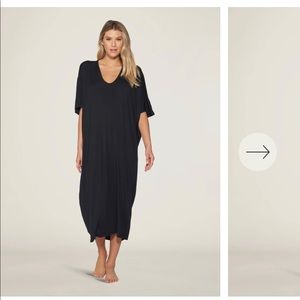 Barefoot Dreams Long Caftan Black o/s